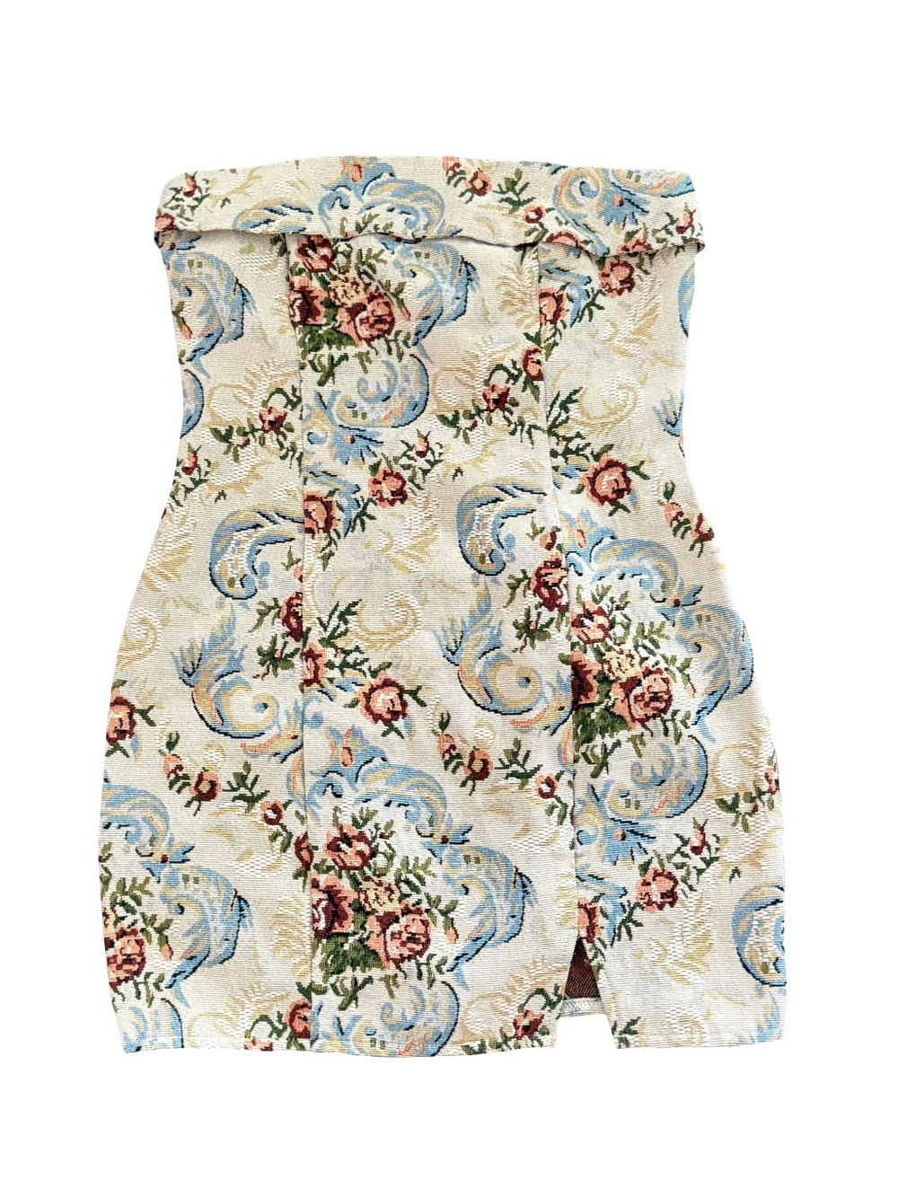 NWOT LU NYC CREAM FLORAL EMBROIDERED MINI DRESS // SIZE MEDIUM ✨